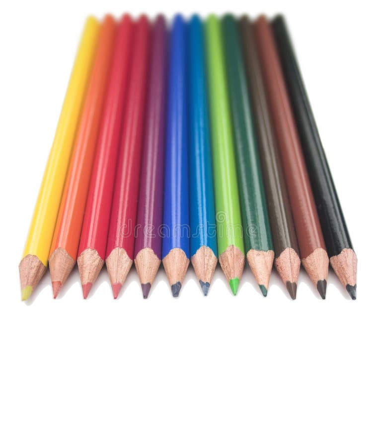 Colourful pencils