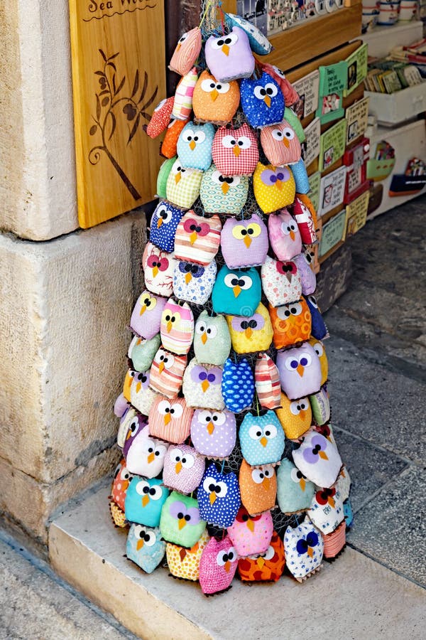 Colourful Pin Cushions, Zadar, Croatia royalty free stock images Colourful Pin Cushions, Zadar, Croatia royalty free stock images