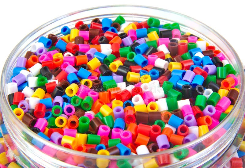 Colourful Plastic Small Cylinders Toys Stock Photo Image of handcraft