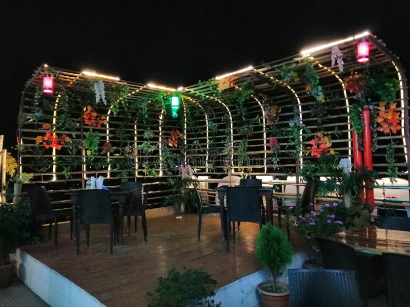 Colourful Restaurant Savar Dhaka Stock Photo Image of flower, colourful 182593322