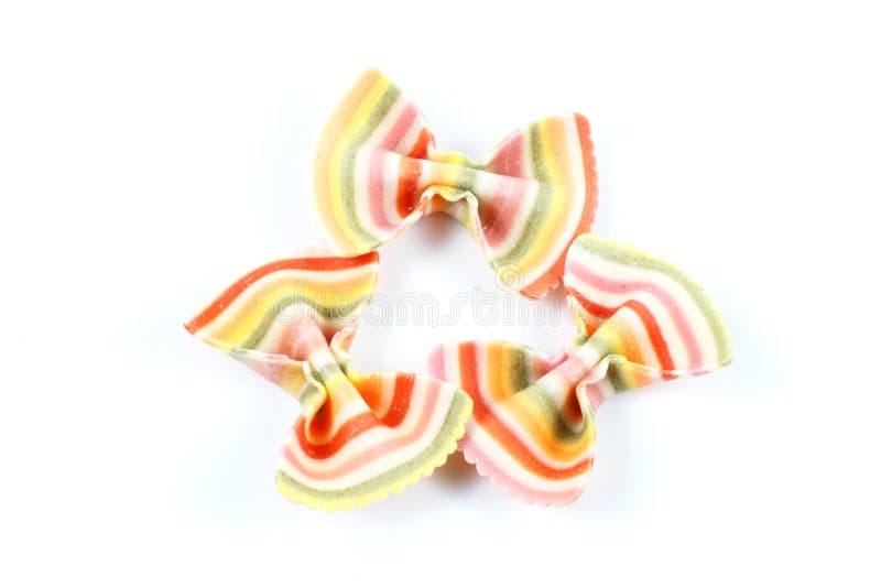 Colourful Ribbon Pasta stock photo. Image of food, spaghetti 21602370