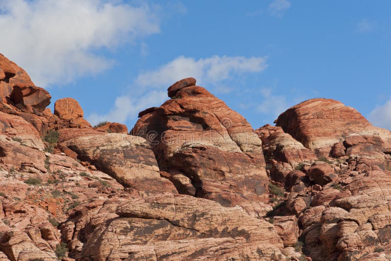 Colourful rocks in Red Rock Canyon State Park