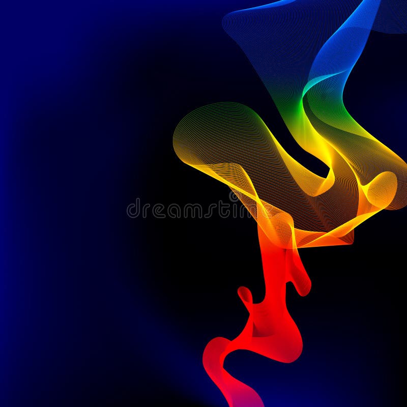 Colorful Smoke Background vector illustration