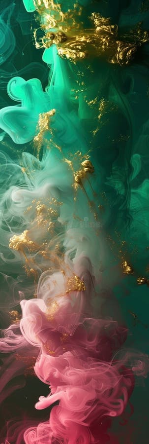 Fond colorat pentru fum stock illustration