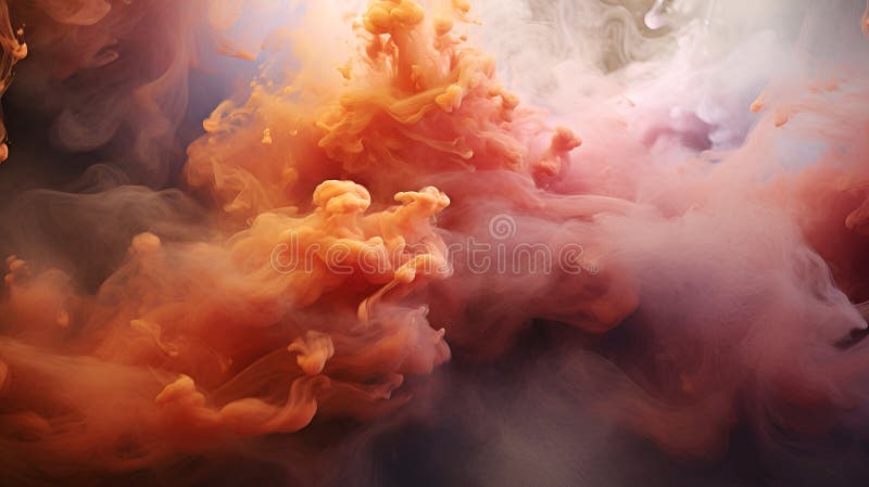 Textura colorată a luminii de fond a fumului royalty free illustration
