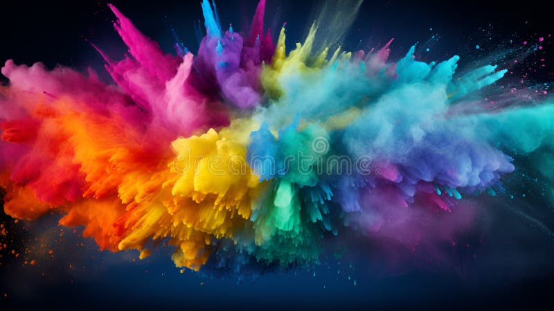Tema Fum colorat și diwali explozie stock illustration