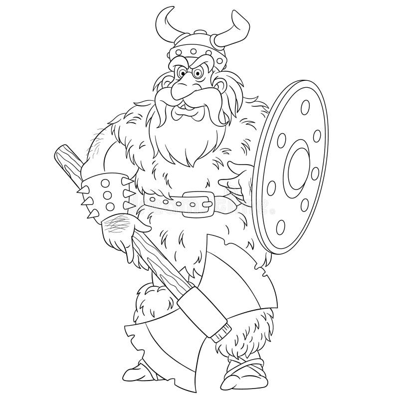 Viking Warrior Coloring Pages