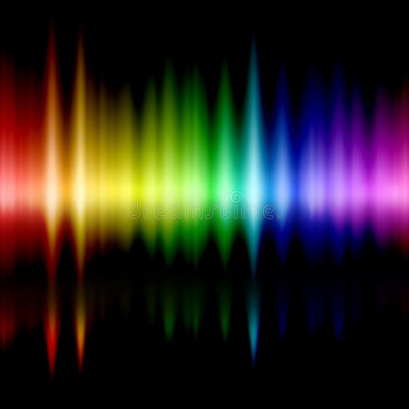 Gamut of viewable colours frequencies. Gamut of viewable colours frequencies