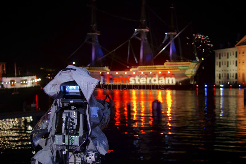 Colpi della macchina fotografica sulla vecchia nave Amsterdam fotografia stock Colpi della macchina fotografica sulla vecchia nave Amsterdam fotografia stock