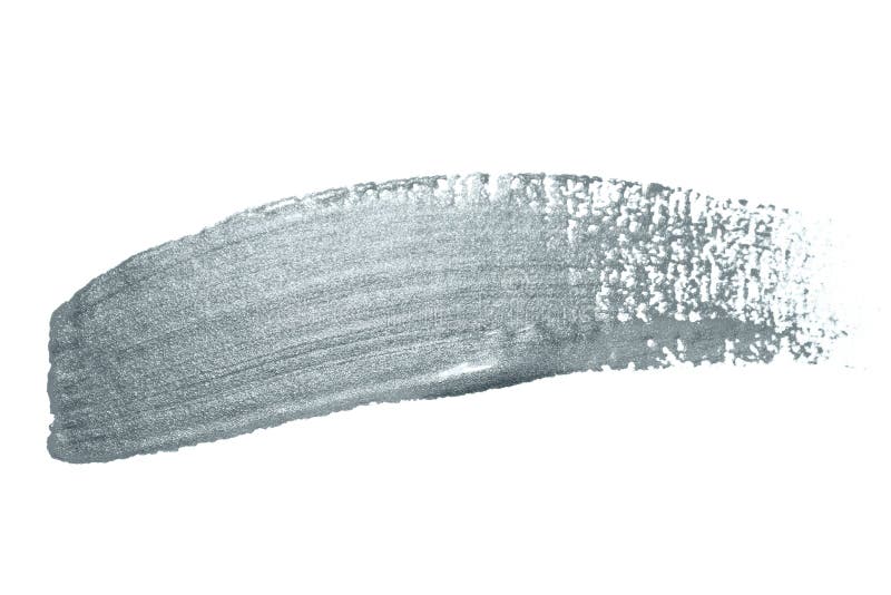 Colpo d'argento del pennello di scintillio o sbavatura astratta della limanda con struttura della macchia su fondo bianco Brillar royalty illustrazione gratis Colpo d'argento del pennello di scintillio o sbavatura astratta della limanda con struttura della macchia su fondo bianco Brillar royalty illustrazione gratis