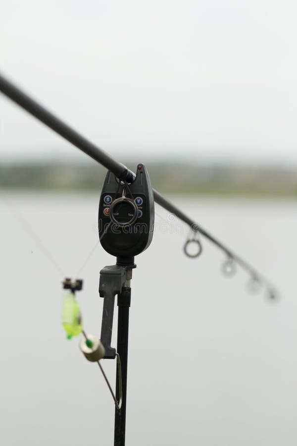 Colpo di pesca di Carpfishing! immagine stock libera da diritti Colpo di pesca di Carpfishing! immagine stock libera da diritti