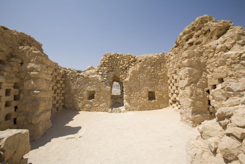 Columbarium em Masada, Israel imagens de stock royalty free Columbarium em Masada, Israel imagens de stock royalty free