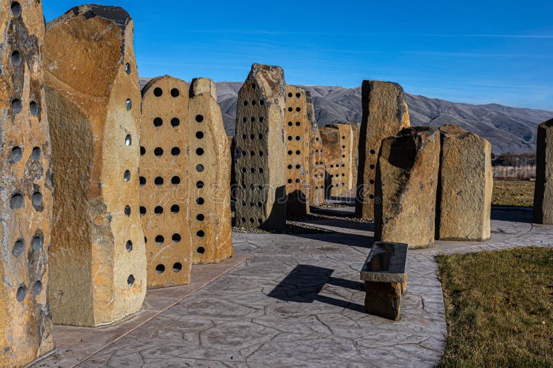 Columbarium in Clarkston, WA Editorial Photography Image of retro