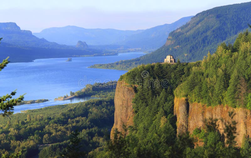 Columbia River Gorge & Crown point OR.