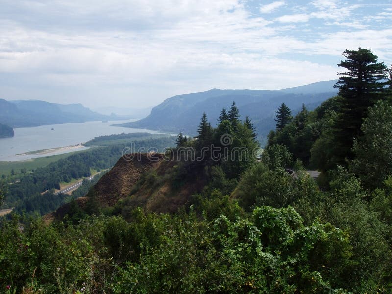 The Columbia River Valley east of Portland