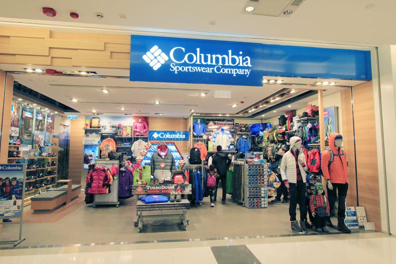 Columbia shop in hong kong editorial photo. Image of dazs - 47119516