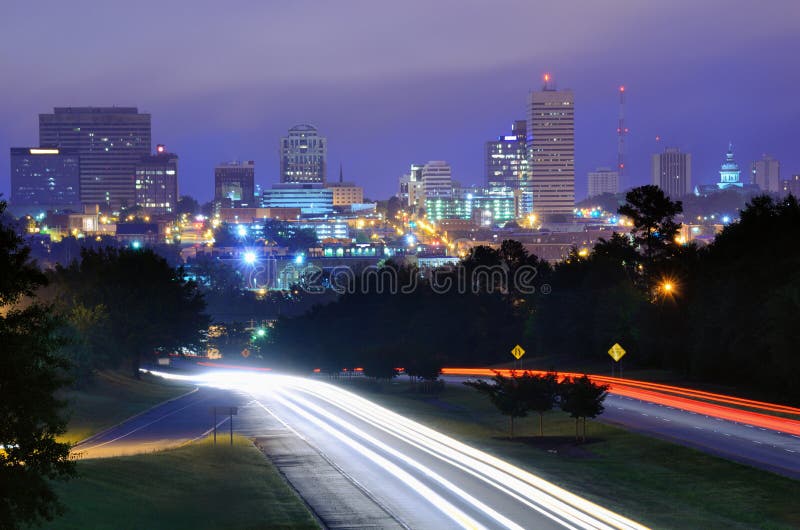 Columbia, South Carolina Skyline Stock Photo Image of columbia, city
