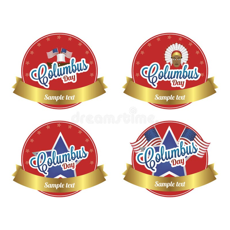 Columbus Day stock vector. Illustration of columbusday 61219629