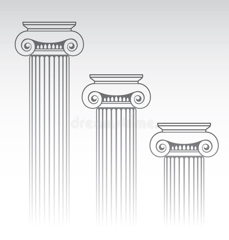 Column stock illustration