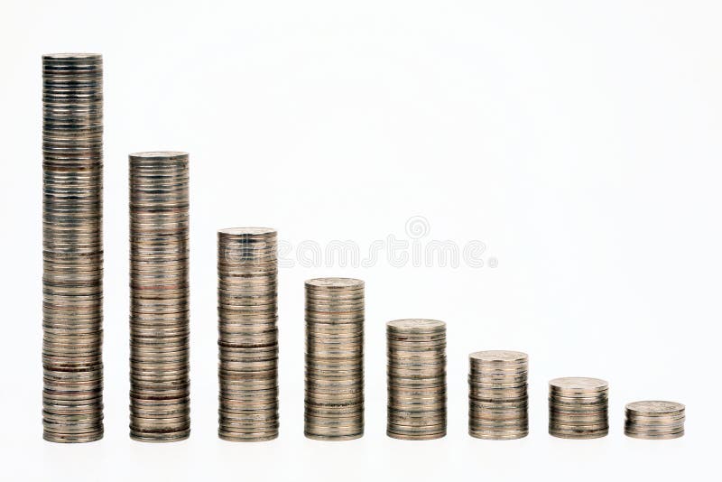 Columns from coins