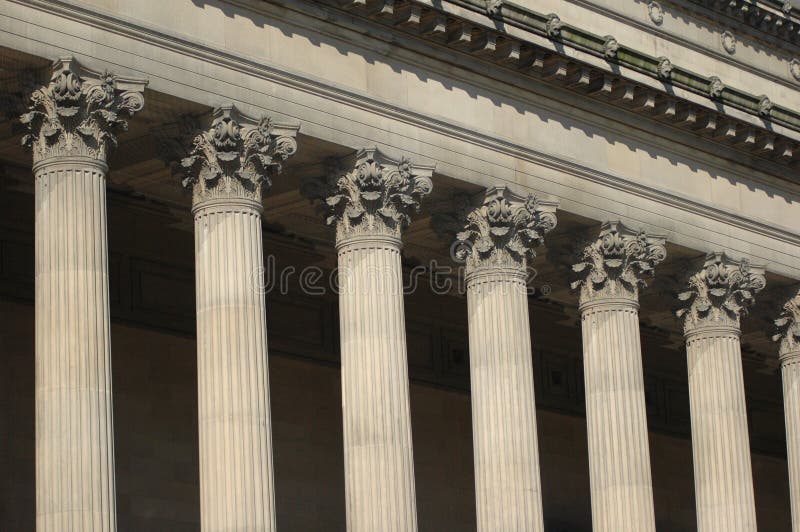 Colunas clássicas neo em detalhe