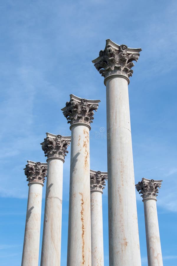 Columns formerly attached to the United States Capitol Building, now at the National Arboretum in Washington, D.C. Columns formerly attached to the United States Capitol Building, now at the National Arboretum in Washington, D.C.