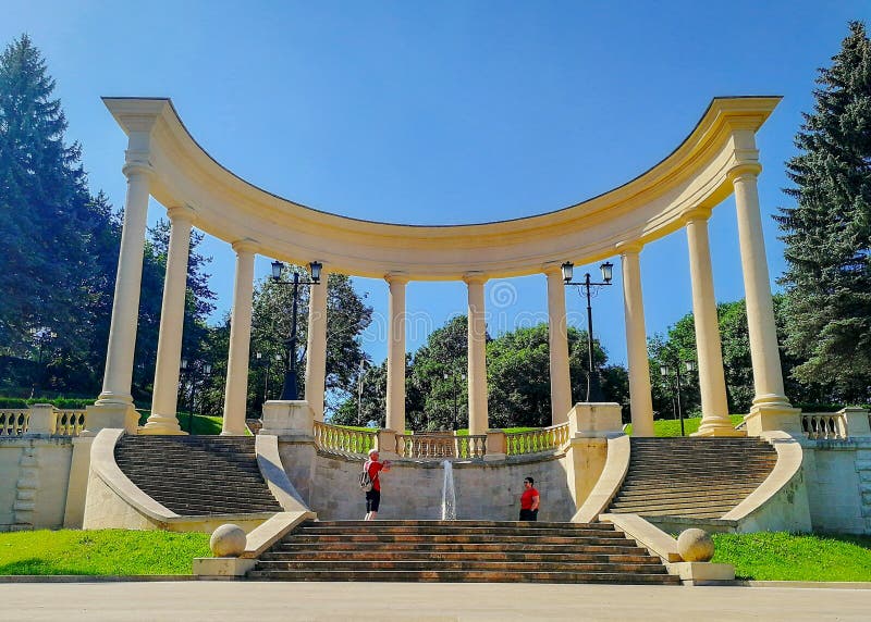 Colônia do parque na cidade de kislovodsk