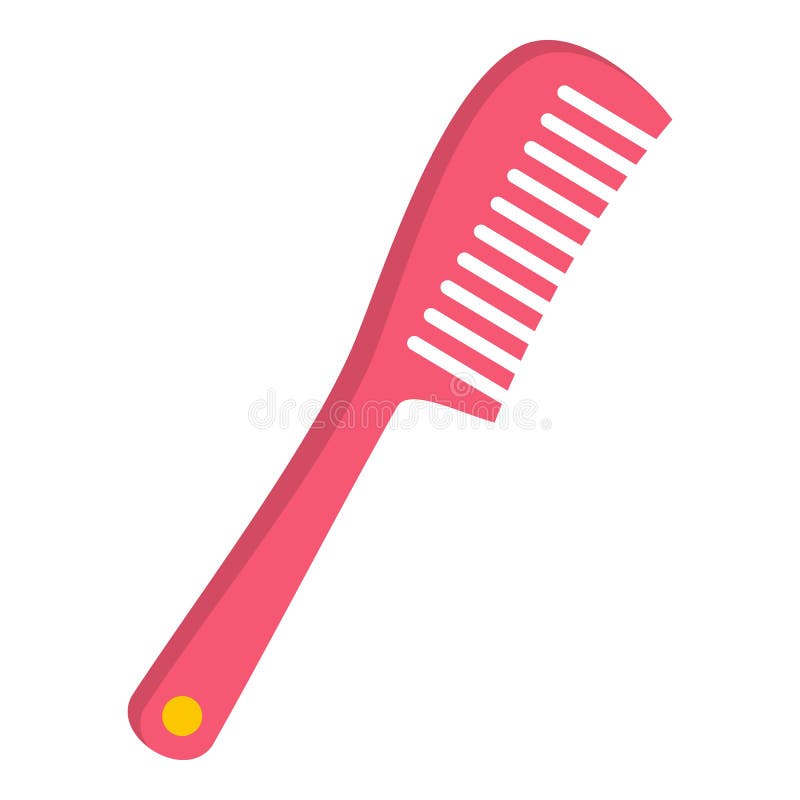 Comb icon isolated