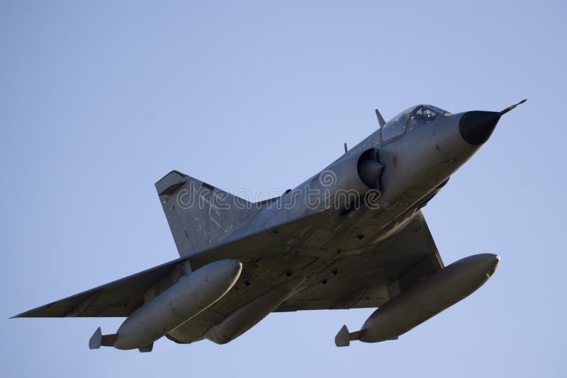 Combat Jet in Flight royalty free stock photography