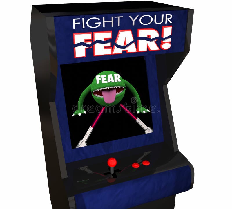 Combattez votre courage effrayé Arcade Game de bravoure de battement de crainte