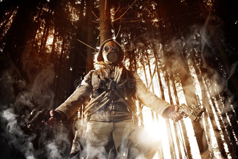 Combatti per sopravvivere immagine stock libera da diritti