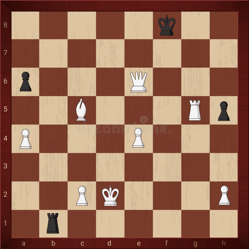 Vitória da rainha do xadrez branco sobre o preto. conceito com