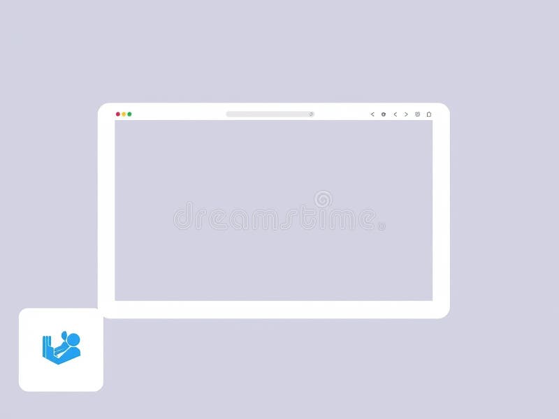 Combinación de área de copia en blanco para un diseño de interfaz de demora de aplicaciones de esbozo moderno Una plantilla de dis stock de ilustración
