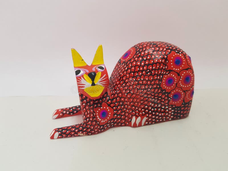 wooden figure of a alebrije