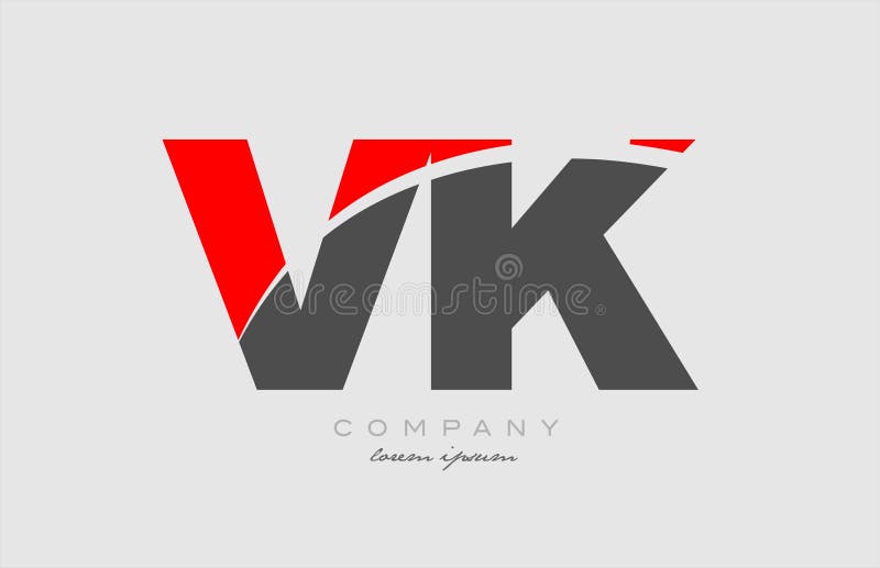 Vk V K Letter Logo Design Stock Illustrations – 146 Vk V K Letter Logo  Design Stock Illustrations, Vectors & Clipart - Dreamstime
