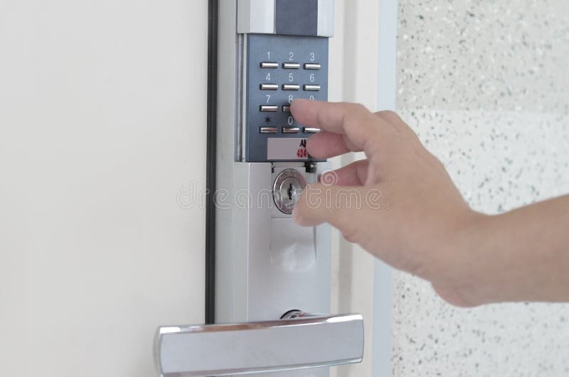 Combinação da porta imagem de stock Combinação da porta imagem de stock
