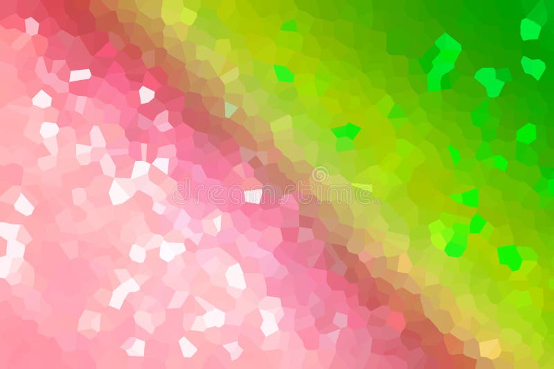 Combine Bright Pink & Dark Green Low Poly Gradient Crystallize Background Illustration royalty free illustration