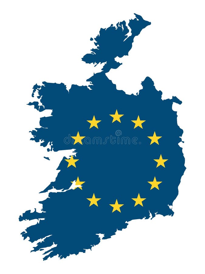 Ireland and EU stock illustration. Illustration of finance 88446684