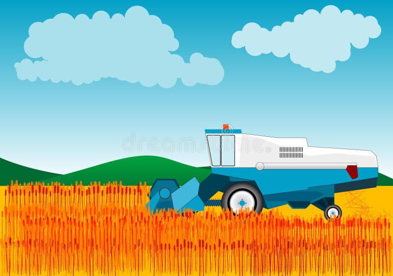 Combine royalty-vrije illustratie