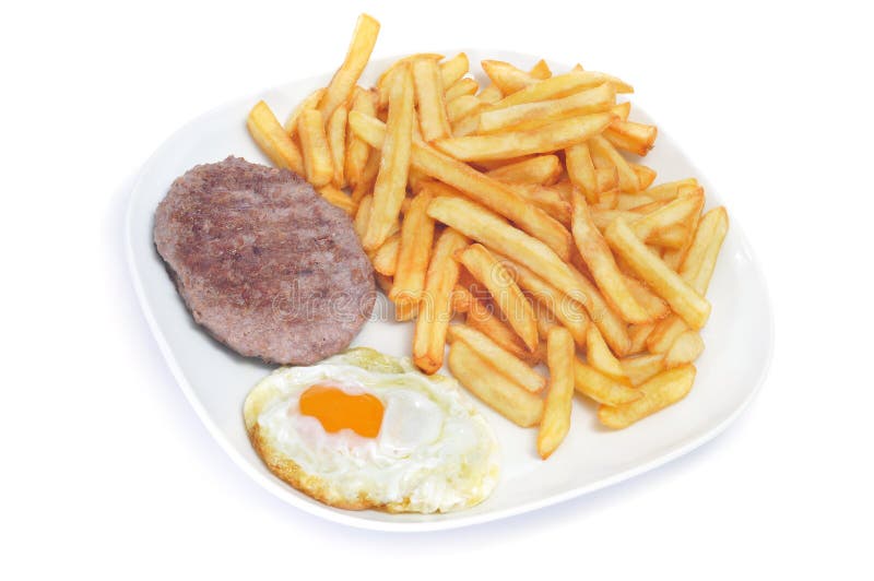 Spanish Combo Platter with Fried Eggs, Croquettes, Calamares and Stock