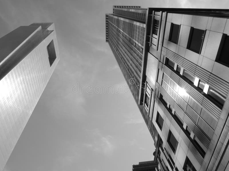 Comcast centrum Filadelfia czarny i biały zdjęcia stock Comcast centrum Filadelfia czarny i biały zdjęcia stock
