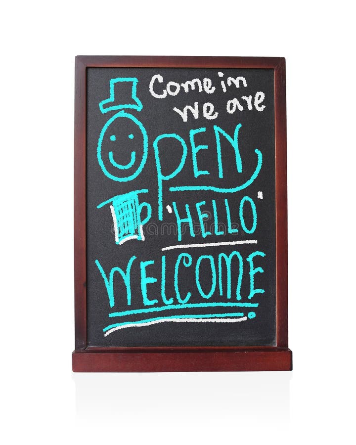 Hello open. Трафареты hello and Welcome.