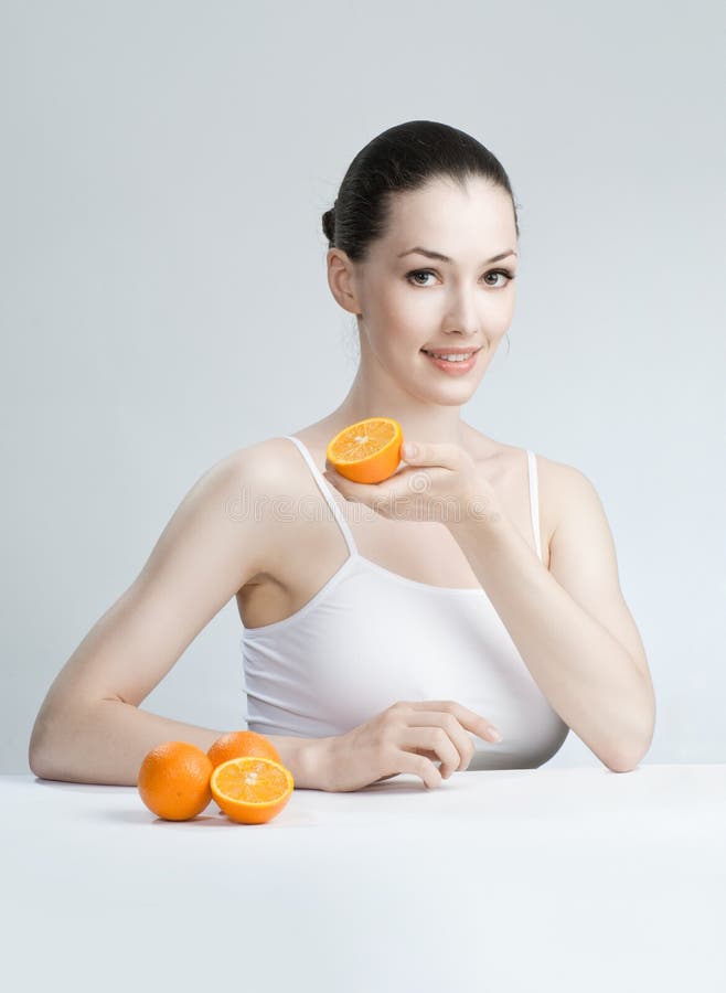 Comer alimentos saudáveis fotos de stock