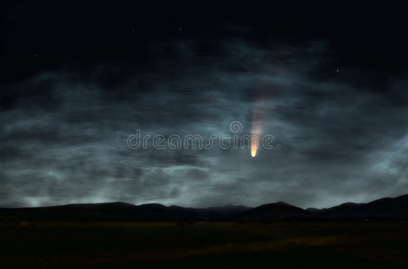 Comet Astoid Meteor Shooting Star Over Rural Mountain Landscape Stock Photo Image Of Million Mountain Comet Astoid Meteor Shooting Star Over Rural Mountain Landscape Stock Photo Image Of Million Mountain