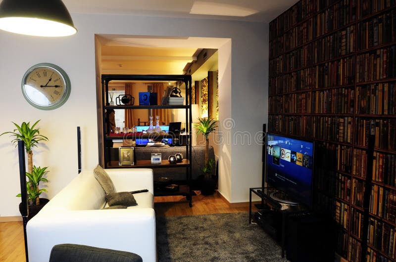 Comfortabele Woonkamer @The Playce royalty-vrije stock foto Comfortabele Woonkamer @The Playce royalty-vrije stock foto