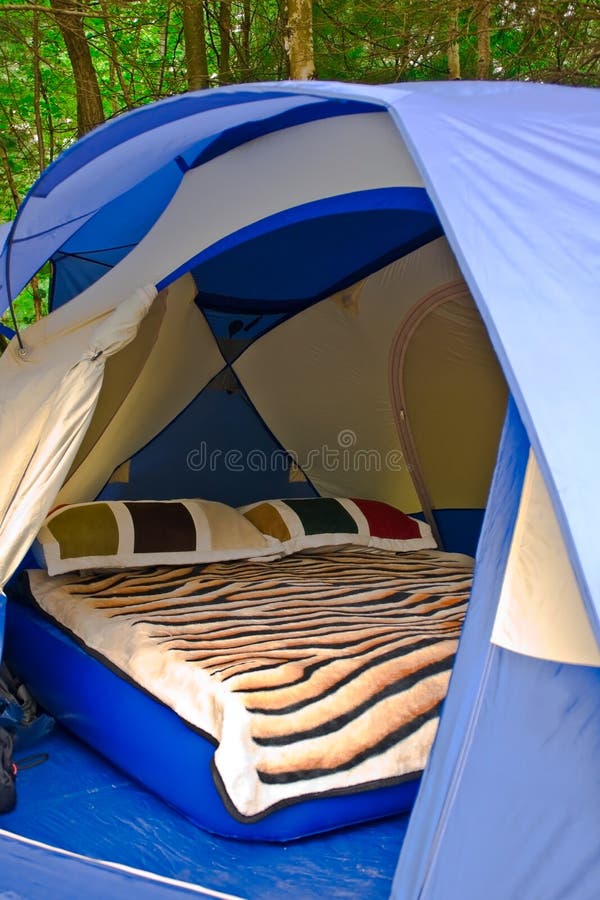 comfortable camping bed