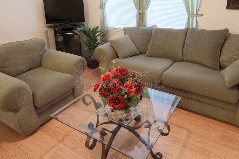 Comfortable Family Living Room Background Stock Image Image of family