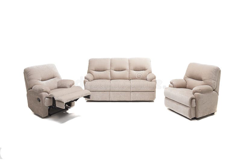 Comfortable Luxury Sofa Set Made Of Highest Quality Lenin And Leather