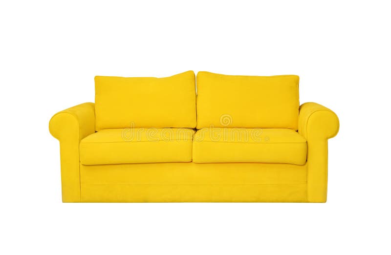 Comfortable Sofa on White Background Stock Photo Image of fashion