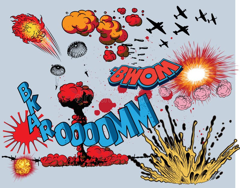 Картинка взрыв комикс